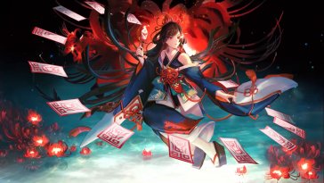 higanbana (onmyoji) live wallpaper