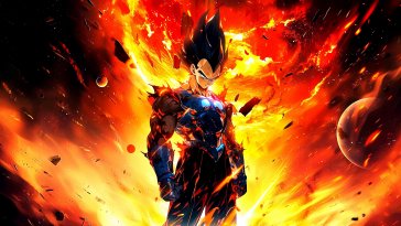 ruthless warrior vegeta live wallpaper