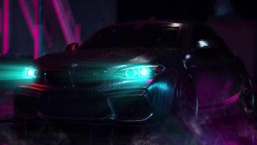 bmw m2 bright headlights live wallpaper