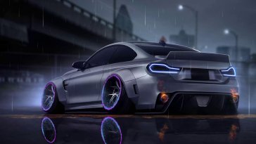 bmw m4 running live wallpaper