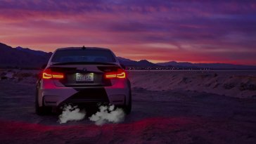 bmw m3 at sunset live wallpaper