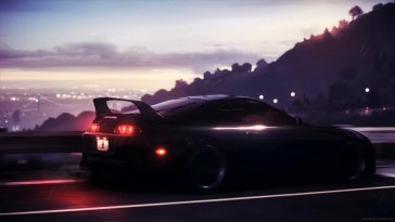 toyota supra night drive live wallpaper