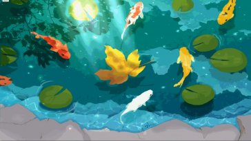 koi pond live wallpaper