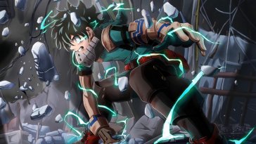 one for all (izuku midoriya) live wallpaper