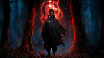 dark obito live wallpaper