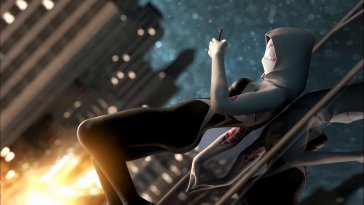 spider-gwen live wallpaper