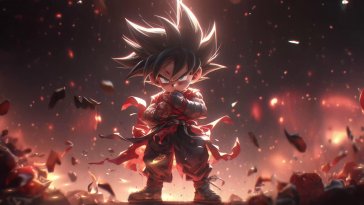 kid goku (ai) live wallpaper