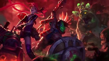 zombie slayer jinx & pantheon live wallpaper