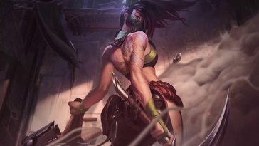 akali (league of legends) live wallpaper