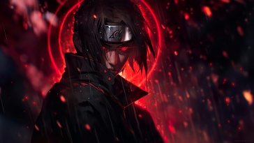 itachi sharingan focus live wallpaper