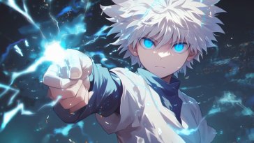 killua electrifying live wallpaper