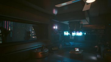 cyberpunk 2077 apartment live wallpaper