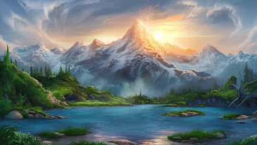 mountain peak live wallpaper