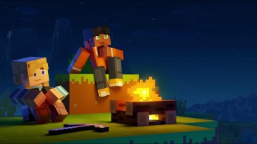 by the fire (minecraft) live wallpaper