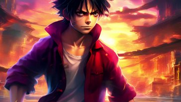 luffy king live wallpaper