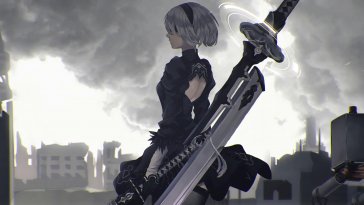 2b nier automata fighting fate live wallpaper