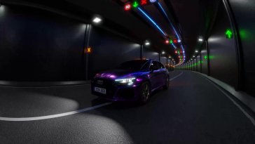 audi rs3 velvet purple live wallpaper