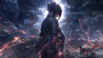 sasuke uchiha live wallpaper