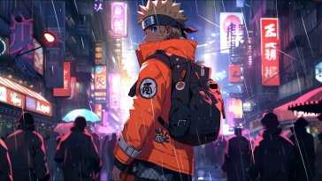 naruto cyberpunk live wallpaper