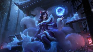 midnight ahri live wallpaper