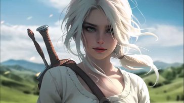 ciri (the witcher) live wallpaper