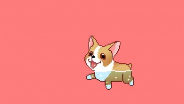 corgi (pixel) live wallpaper