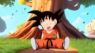 sleeping goku live wallpaper