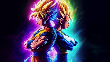 goku and vegeta live wallpaper