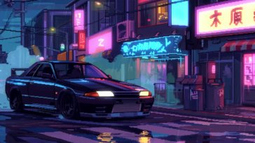 retro nissan live wallpaper