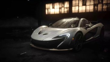 mclaren p1 on the road live wallpaper