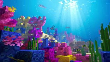 minecraft aquarium live wallpaper