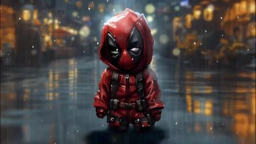 baby deadpool live wallpaper