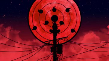 itachi sharingan red moon live wallpaper