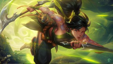 akali: blade of the shadows live wallpaper