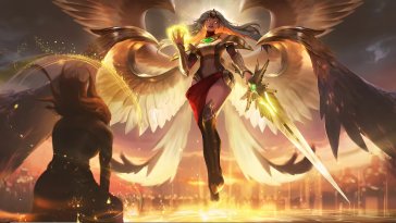 transcended kayle (lol) live wallpaper