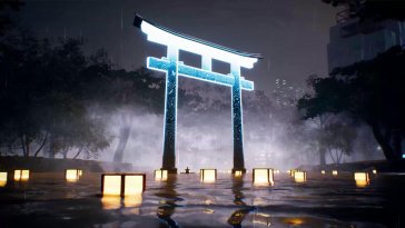 torii gate (ghostwire tokyo) live wallpaper