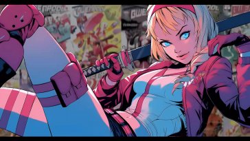 gwenpool (marvel comics) live wallpaper