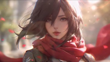 mikasa ackerman live wallpaper