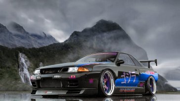 racing icon skyline r32 live wallpaper