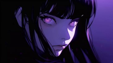 violet eyes in the midnight live wallpaper