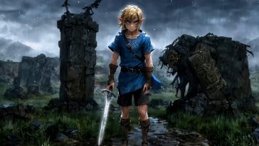 link’s stand against evil live wallpaper