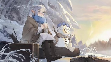 frieren & himmel winter journey live wallpaper