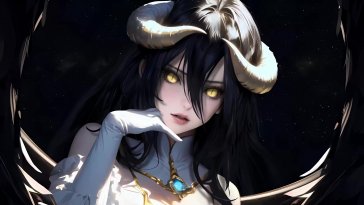 albedo (overlord) live wallpaper