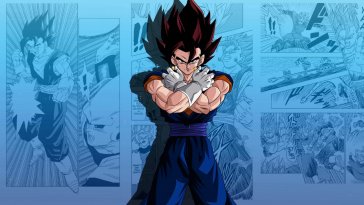 vegito from dragon ball animated wallpaper