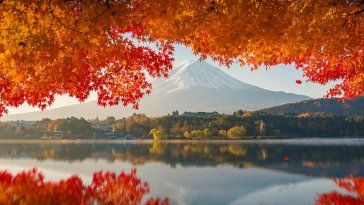 mountain landscape in autumn live wallpaper