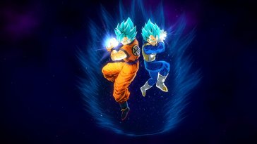 dynamic duo goku and vegeta live wallpaper