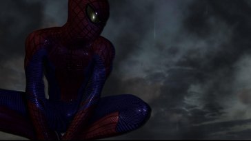 spiderman a hero for our time under the rain live wallpaper