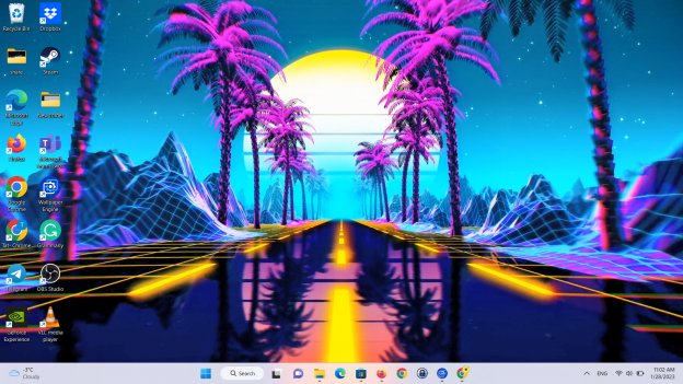 animated background on desktop